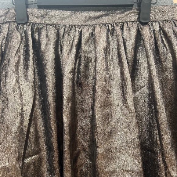 Madewell Metallic Bubble-Hem Mini Skirt NWT #NT386 - Picture 11 of 11